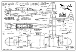Fairey Battle model airplane plan